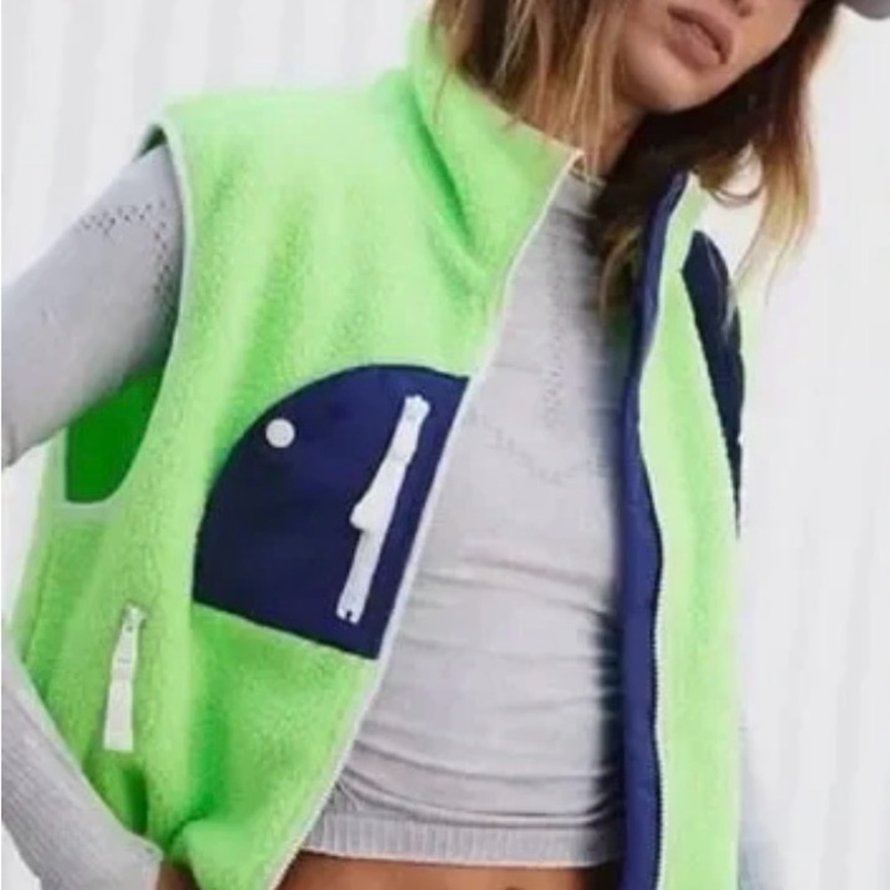 Free People movement Hit The Slopes Fleece Vest Jacket